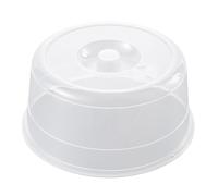 JITASHWA Microwave Cover for Food, Plastic Food Cover Food Dome, Microwave Plate Cover with Vent Hole, Ideal for Microwave Cooking and Food Preservation, Clear, 26 x 26 x 12.5cm