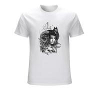 Jitek Alcest Faun Mens T-Shirt Amesouers Les Discrets Katatonia White