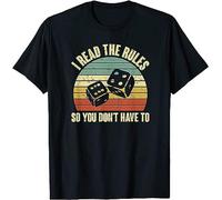 JITEK Game Night Adults Funny Board Games I Read The Rules T-Shirt