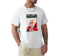 Jitek Qoto Scramble T-Shirt Jiu-Jitsu Counterculture Navy BJJ No Gi Grappling Casual T-Shirt White L