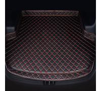 JITEM Car Leather Boot Liner Mats for Ford Puma 2019-2023, Rear Trunk Carpet Protector Mats Waterproof Anti-Slip Protector Liner Mat Car Accessories,C/Black-Red