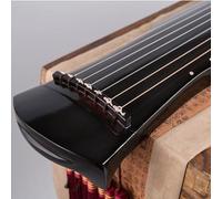 JITEM Old Paulownia Seven-String Guqin, Traditional Chinese Stringed Instrument, Suitable for Beginners(Color:Black)