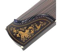 JITEM Professional Guzheng, Traditional Chinese 21-String Instrument, Handmade Solid Wood Carving Process, 163 cm Zither Ethnic Instrument(Color:A)