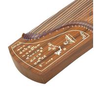 JITEM Professional Guzheng, Traditional Chinese 21-String Instrument, Handmade Solid Wood Carving Process, 163 cm Zither Ethnic Instrument(Color:D)