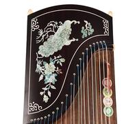 JITEM Professional Performance Grade Paulownia Guzheng (163Cm), Traditional Chinese String Instrument, Zither for Beginners and Professionals(Color:A)