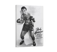 JITENG Boxing Champion Rocky Marciano Signed Poster Poster Painting Canvas Wall Art Living Room Posters Painting 12x18inch(30x45cm)