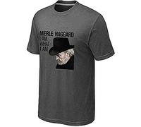 jiteng Men's Merle Haggard I'm What I'm T Shirt Grey XL