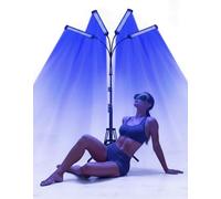 Jitesy 60W Tanning Lamp,460 NM & 490 NM Tanning Light Solarium for Home Use Face and Body, Double Mount Face Tanning Solarium with 432 LEDs