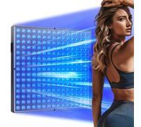 Jitesy Tanning Lamp, Tanning Lamp with 225 LEDs, Face Solarium, Foldable Adjustable Stand and Hanging Hooks, Face Tanner Solarium for Home for Body and Face(Silver)