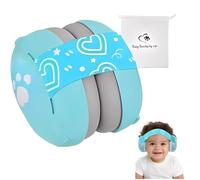 JITIFAZH Baby Ear Defender for Babies and Toddlers 0-36 Month with Soft Cushion and Adjustable Headband, Infant Noise Canceling Headphones for Sleep Travel Essentials - Blue
