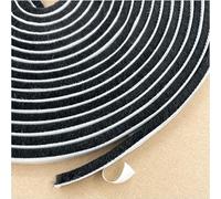 JITIFAZH Self-Adhesive Brush Weather Stripping, 10m(L) x 9mm(W) x 5mm(T) Window Frame Seal Weatherstrip, Door Seal Strip Draught Excluder, Black