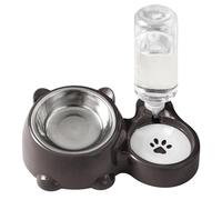 JITNGM 1 PC Dog Feeder,Elevated Feeder, Automatic Water Supply Systems, Detachable Metal Bowl, Slip Resistant Base For Pet
