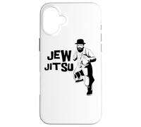 Jitsu Jiu Jitsu Jews Rabbi Jew Hebrew Judaism Case for iPhone 16 Plus