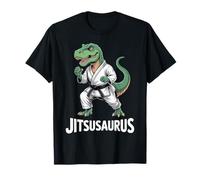 Jitsusaurus Funny BJJ Brazilian Jiu Jitsu Trex Kids Boys T-Shirt
