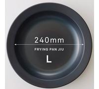 Jiu Deluxe Non-Stick Black Cast-Iron Small Fry Pan (D) 24Cm Kitchen Cookware