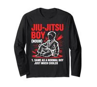Jiu Jitsu Boy Noun Same As A Normal Boy Just Much Cooler Long Sleeve T-Shirt