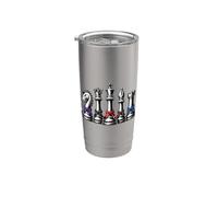 Jiu Jitsu Chess and Martial Arts Stainless Steel Insulated Tumbler
