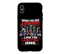 Jiu Jitsu Chess When You See A Good Move Look For Better One Case for iPhone X/XS