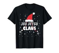 Jiu Jitsu Claus Santa Christmas Martial Artist T-Shirt