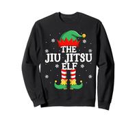 Jiu Jitsu Elf Christmas Family Matching Funny Elf Squad Xmas Sweatshirt