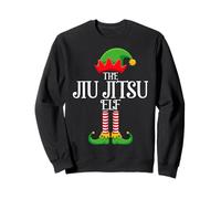 Jiu Jitsu Elf Christmas Family Matching Funny Love Elf Xmas Sweatshirt