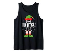 Jiu Jitsu Elf Xmas Family Matching Elf Squad Christmas Tank Top