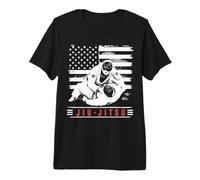 Jiu Jitsu Fighter American BJJ Premium T-Shirt