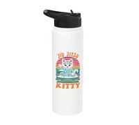 Jiu Jitsu for Girls Stainless Steel Insulated Water Bottle