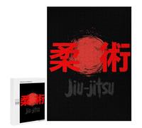 Jiu-jitsu Funny Wooden Picture Puzzle for Adults Vertical Challenge Intellectual Game Jigsaw Birthday Gifts