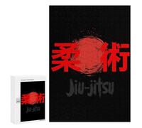 Jiu-jitsu Funny Wooden Picture Puzzle for Adults Vertical Challenge Intellectual Game Jigsaw Birthday Gifts