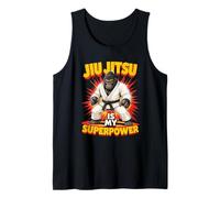 Jiu Jitsu is My Superpower - Angry Grappling Gorilla Tank Top