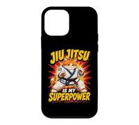 Jiu Jitsu Is My Superpower - Chubby Grappling Cat Case for iPhone 12 mini
