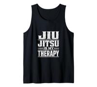 JIU Jitsu is My Therapy Bold Statement Tank Top