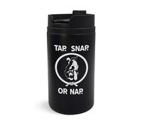 Jiu Jitsu Martial Art Tap Snap Or Nap Engraved Art Travel Mug Cup Insulated