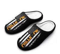 Jiu Jitsu Men's House Slippers Indoor Outdoor Slip On Shoes with Rubber Sole 13-14(46-47)