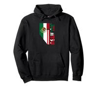 Jiu Jitsu Mexican Flag and JiuJitsu BJJ Pullover Hoodie