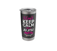 Jiu Jitsu Mom Mother I Can't Keep Calm I Am A Jiu-Jitsu Mom Stainless Steel Insulated Tumbler