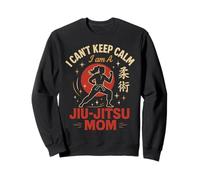 Jiu Jitsu Mom Mother Retro Vintage I Can't Keep Calm I Am A Sweatshirt