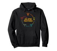 Jiu Jitsu motivation Train Roll Repeat BJJ for men mindset Pullover Hoodie