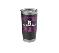 Jiu Jitsu Mum Mother Don't Touch This Momma Knows Jiu Jitsu Stainless Steel Insulated Tumbler