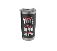 Jiu Jitsu Mum Mother Don't Touch This Momma Knows Jiu Jitsu Stainless Steel Insulated Tumbler