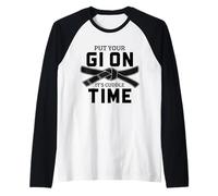 Jiu Jitsu Put Your Gi On It's Cuddle Time BJJ Raglan Baseball Tee