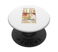 Jiu Jitsu Retro Put Your Gi On It'S Cuddle Time PopSockets Adhesive PopGrip