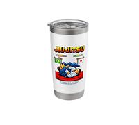 Jiu-Jitsu Retro Video Game Level UP Stainless Steel Insulated Tumbler
