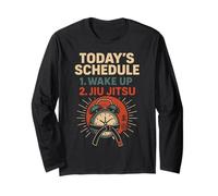 Jiu Jitsu Retro Vintage Jiu Jitsu Don't Panic I Would Never Long Sleeve T-Shirt