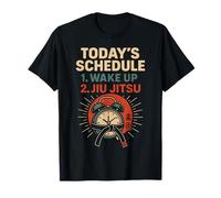Jiu Jitsu Retro Vintage Jiu Jitsu Don't Panic I Would Never T-Shirt