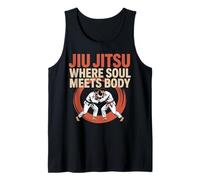 Jiu Jitsu Retro Vintage Jiu Jitsu Where Soul Meets Body Tank Top