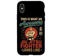 Jiu Jitsu Retro Vintage This Is What An Awesome Jiu Jitsu Case for iPhone X/XS