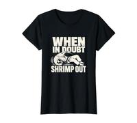 Jiu Jitsu Shrimp Out One Ink Grappling Quote Value Graphic T-Shirt, Women, Black, L