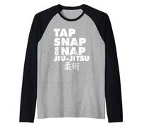 Jiu-Jitsu Tap Snap or Nap Raglan Baseball Tee